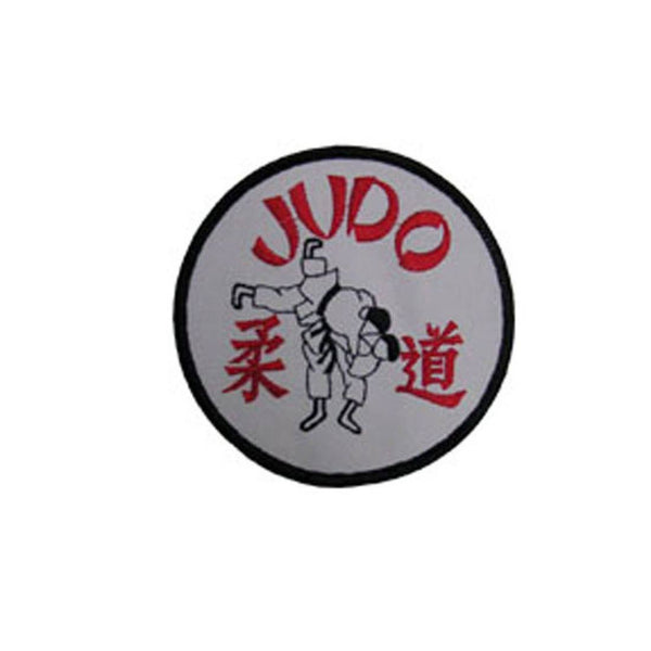 Badge Judo White, Martial arts badge, martial arts patches, karate patches, karate badges, taekwondo patches, kung fu patches, karate uniform patches