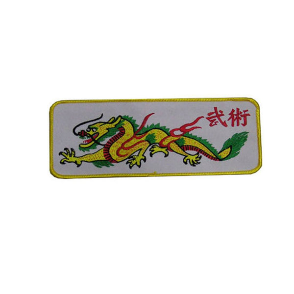 Badge Dragon Rectangle, Martial arts badge, martial arts patches, karate patches, karate badges, taekwondo patches, kung fu patches, karate uniform patches