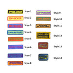 Badge Merit 10pk, Martial arts badge, martial arts patches, karate patches, karate badges, taekwondo patches, kung fu patches, karate uniform patches