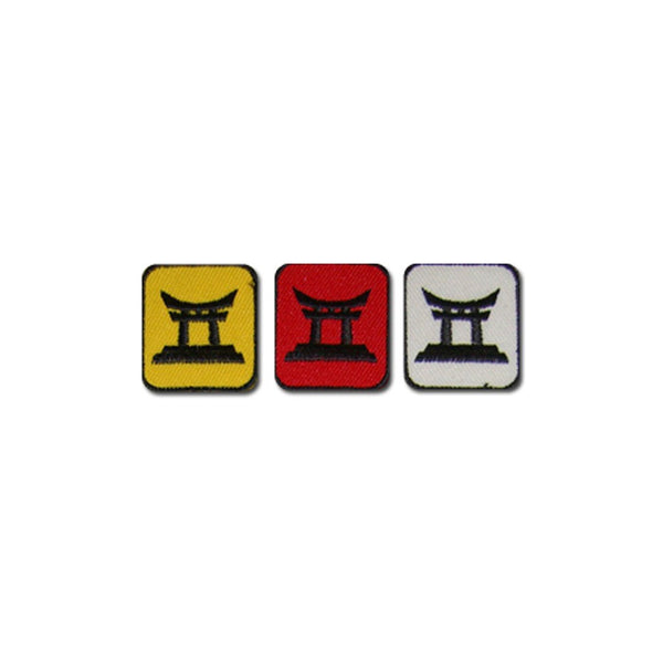 Badge Tori Gate Merit 10pk, Martial arts badge, martial arts patches, karate patches, karate badges, taekwondo patches, kung fu patches, karate uniform patches
