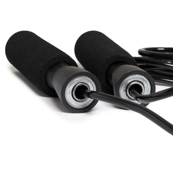 Skipping Rope - Soft Grip Close up of handle bearings