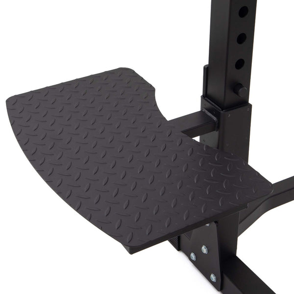 Power rack step platform accessory