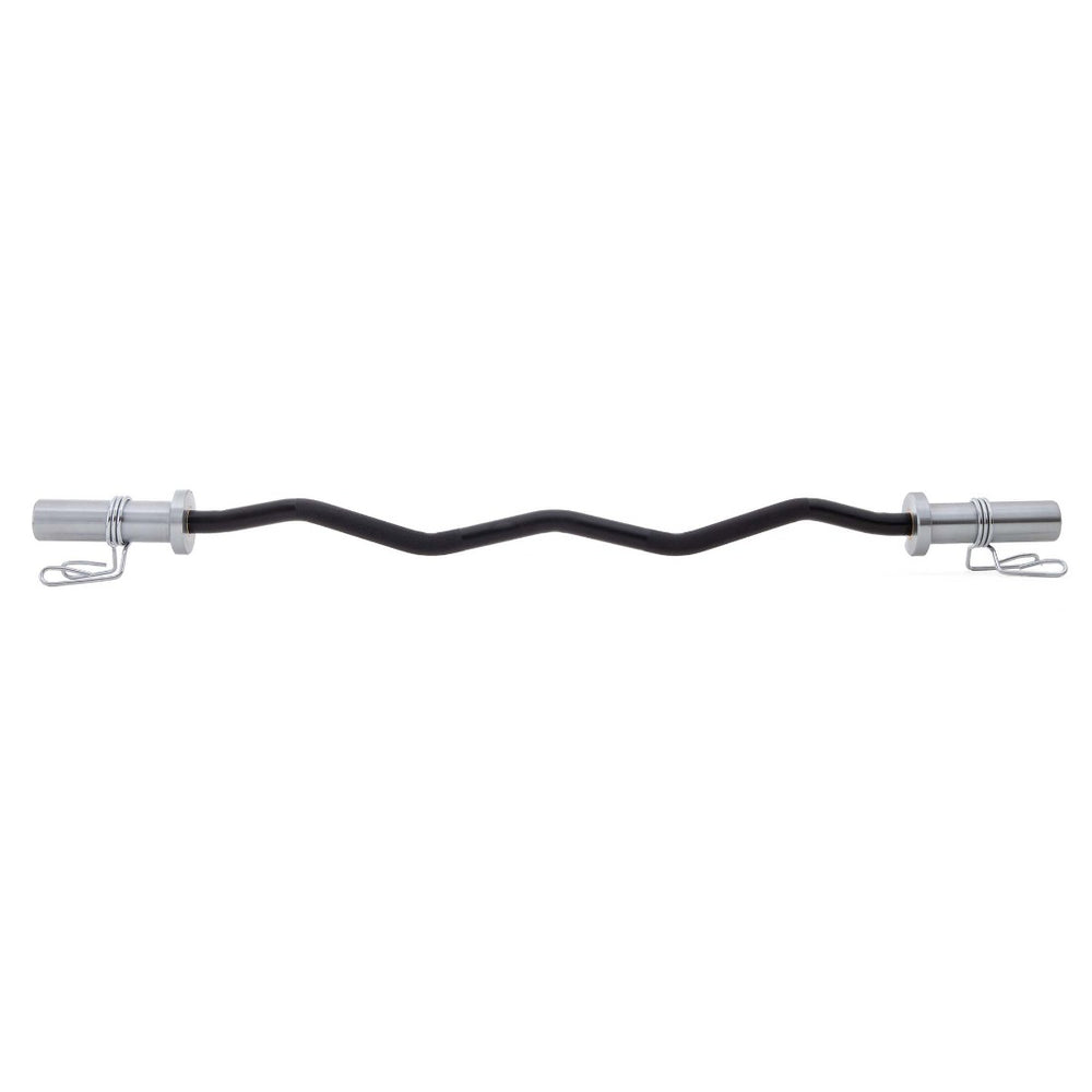 easy curl barbell with spring lock collars