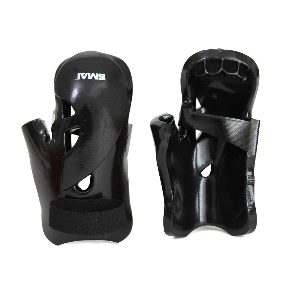 Martial Arts Gloves - Dipped Full Wrist Front and Back View