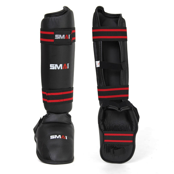 Martial Arts Shin Instep - Tournament Front and Back