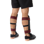 Martial Arts Shin Instep - Tournament On Feet Back View