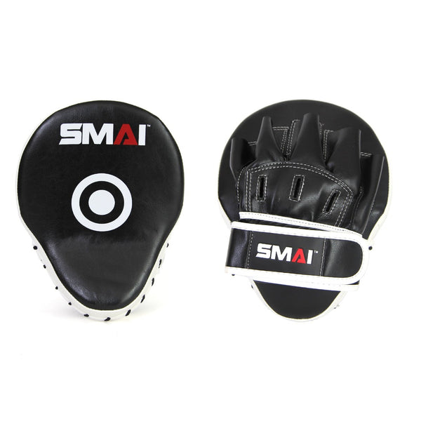SMAI Essentials Boxing Mitts Flat Lay