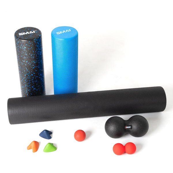 Physio Recovery Pack Pack includes  1 x Foam Roller - Full Length  1 x Foam Roller Half Length - Firm  1 x Foam Roller Half Length  1 x Peanut Roller - Foam 27cm  1 x Peanut Roller - Rubber 15cm  1 x Massage Ball - Lacrosse 6.5cm  1 x Pocket Trigger Therapy - Set of 3