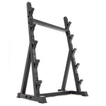Fixed Barbell Set & Rack - Rubber Hex (no barbells)