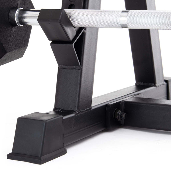 UBX Boxing + Strength Fixed Barbell Set & Rack - Rubber Hex 3