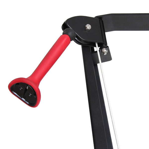 SMAI Air Ski Machine Ski Erg red handle close up