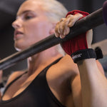 Crossfit Games athlete lifting SMAI Palm Savers.