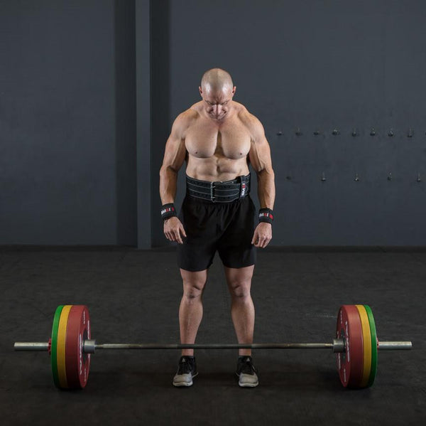 Weight Lifting Belt - Premium Suede Man deadliftig