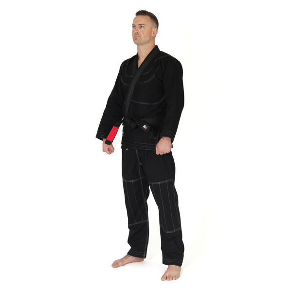Supreme Brazilian Jiu Jitsu Uniform - Black Side VIew