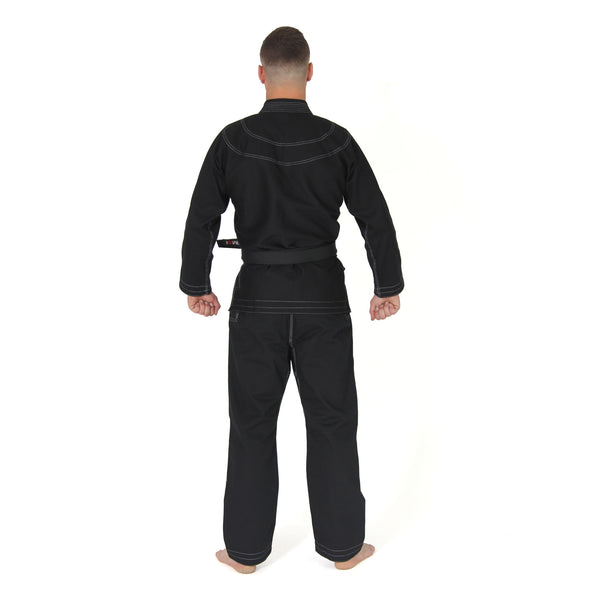 Supreme Brazilian Jiu Jitsu Uniform - Black Back View