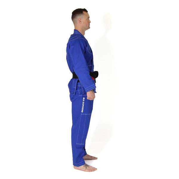 Supreme Brazilian Jiu Jitsu Uniform - Blue Side View