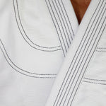 Supreme Brazilian Jiu Jitsu Uniform - White Close up of stitching