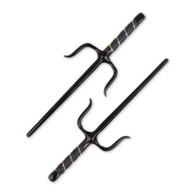 Sai - Steel Black Octagon Lying down
