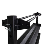 Storage Rack - 4 Shelf Adjustable Close up of top shelf