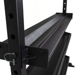 Storage Rack - 4 Shelf Adjustable Close up of second shelf