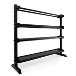 Storage Rack - 4 Shelf Adjustable Side View Empty