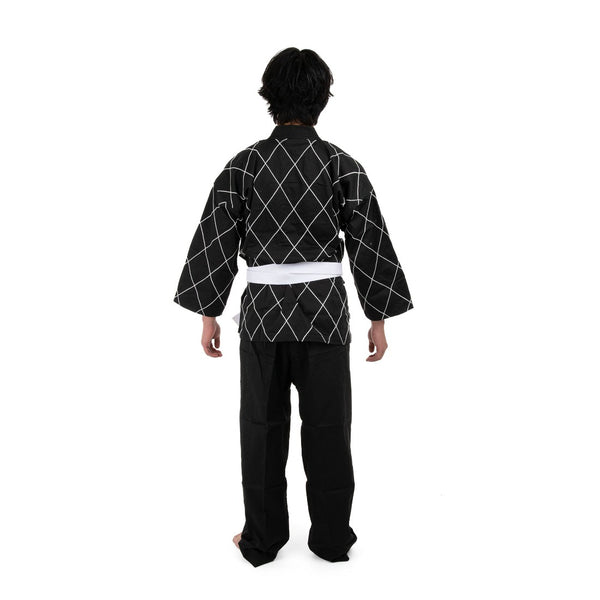 Hapkido Uniform - 8oz Dobok (Black) Back View