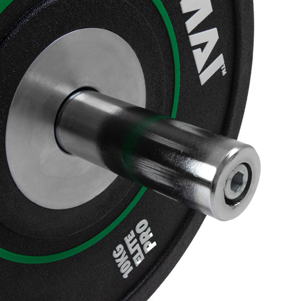 Tricep Bar Olympic Barbell silver loaded