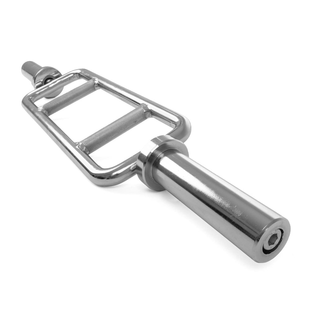Tricep Bar Olympic Barbell silver