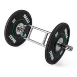 Tricep Bar with olympic plates