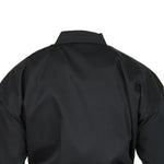 Karate Uniform - 8oz Student Gi (Black) Back of Collar