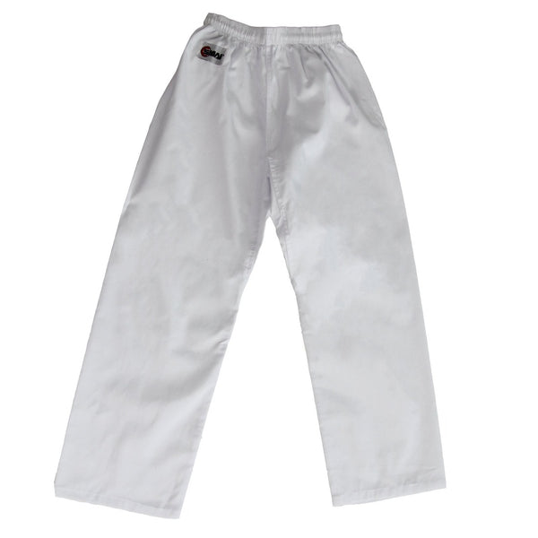 Kyokushin Uniform - 12oz Canvas II Gi Pants Flat Lay