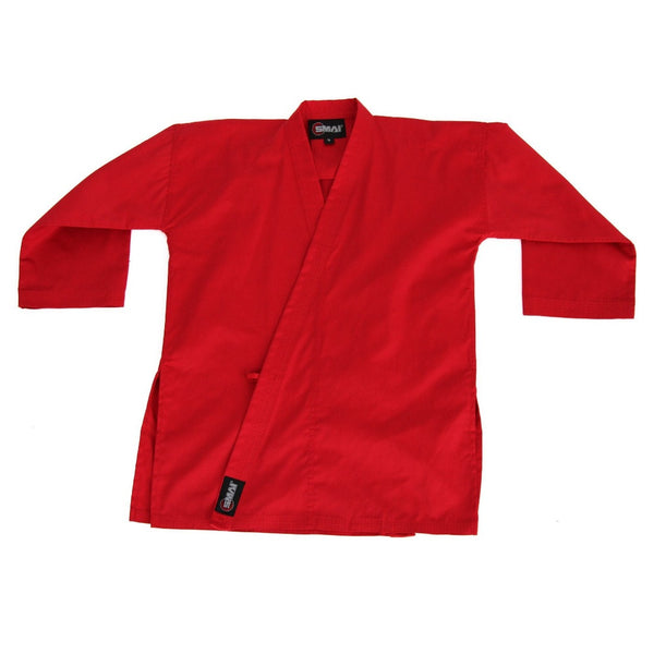 Karate Uniform - 8oz Student Gi (Red) Flat Lay