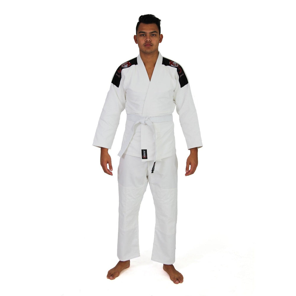 MMA Uniform - Xtreme White Front View