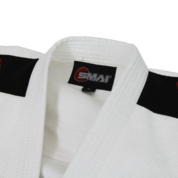 MMA Uniform - Xtreme White Close up of Sizing Tag