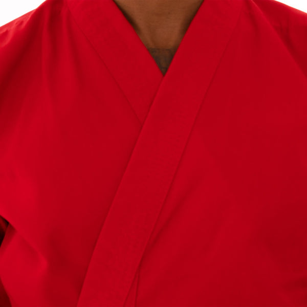 Karate Uniform - 8oz Student Gi (Red) Lappel