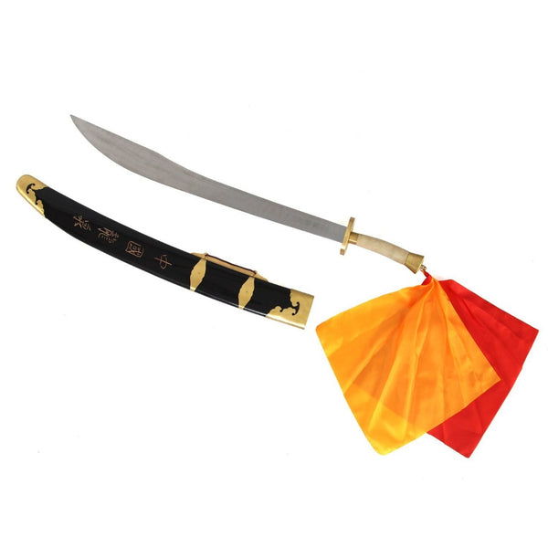 Kung Fu Dau ‚Äì Gold, Traditional Dao, Spring Steel blade, Sword