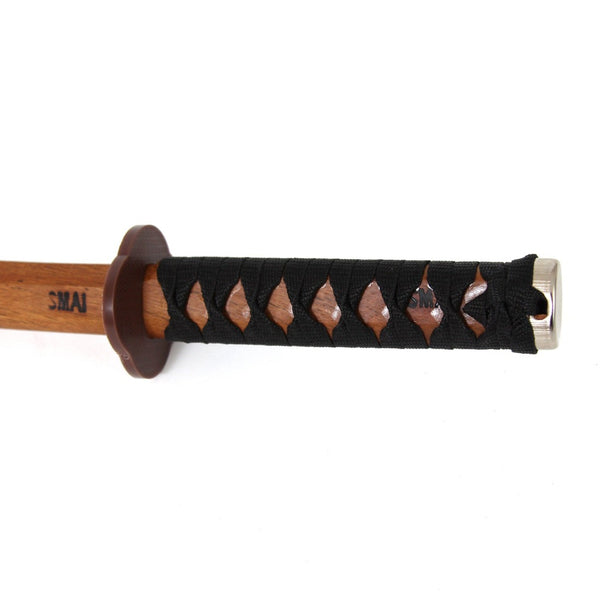 Shoto - Wood (Bound Handle) Handle Close Up