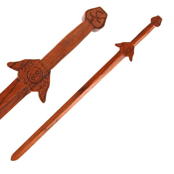 Tai Chi Sword - Wooden Yin Yang Full length