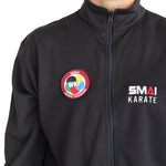 WKF Track Jacket Close Up  WKF Logo