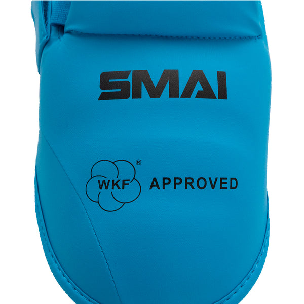 KARATE SHIN INSTEP GUARD - WKF APPROVED Blue 5