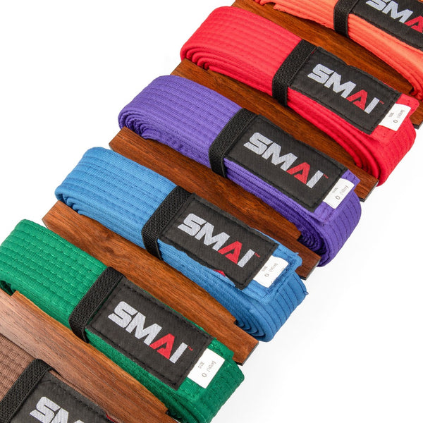 Belt Display - Martial Arts Close up of Belts
