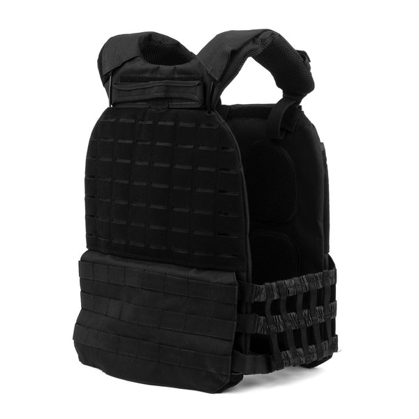 SMAI weight vest adjustable black product photo back