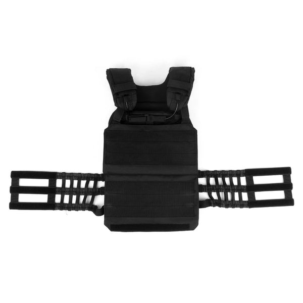 SMAI weight vest adjustable black product photo back