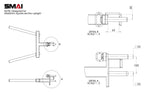 X-Frame - Dipping Arms Measurements 
