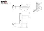 X-Frame - J-Hook Insert Replacement Measurement