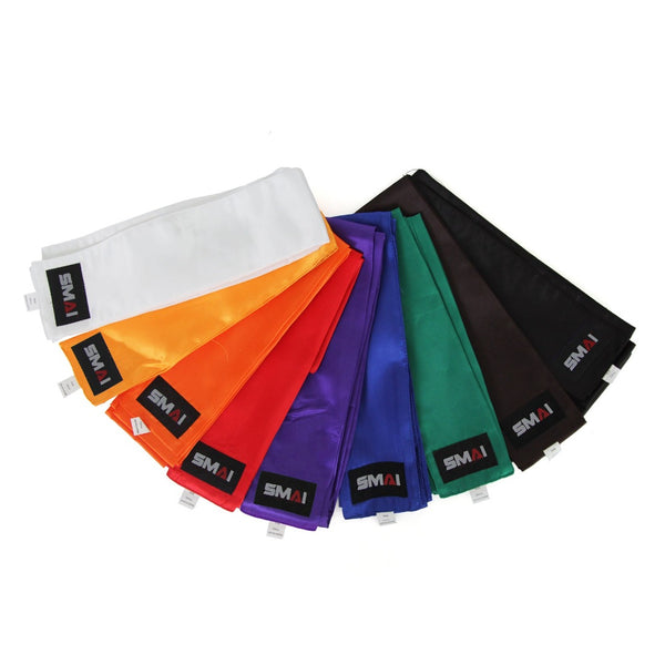 Kung Fu Satin Sash All Colours