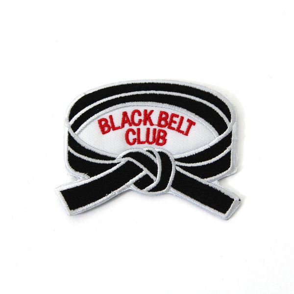Black Belt Club Patch, Martial arts badge, martial arts patches, karate patches, karate badges, taekwondo patches, kung fu patches, karate uniform patches