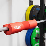 SMAI Red Foam Barbell Pad / Hip Thruster Pad - Foam on barbell