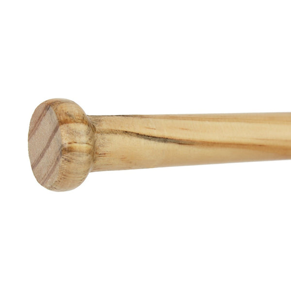 SMAI Breakable Wooden Baseball Bat end