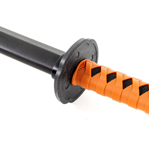 Bokken - 105cm - Unbreakable orange handle close up 2